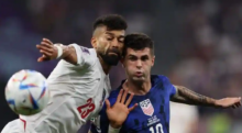 Christian Pulisic mendapatakn cedera setelah memberikan satu gol untuk AS saat bertanding lawan Iran di Piala Dunia 2022 Qatar /AFP