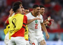 Potret Timnas Maroko di Piala Dunia 2022 Qatar Usai Kalahkan Kanada. (Sportstars.id/Foto)