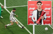 Ekspresi Kai Havertz jadi perbincangan usai terima trofi Man of The Match /The Sun