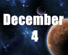 Berikut beberapa fakta dan peristiwa tercatat sejarah yang terjadi pada tanggal 4 Desember /321horoscope.com