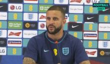 Potret Bek Timnas Inggris Kyle Walker. (GilaBola.com/foto)