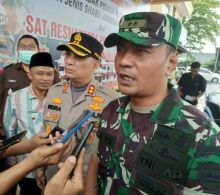 Kapolres Bengkalis dan Dandim serta Wabup Bagus Santoso