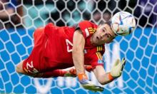 Emiliano Martinez Kiper Timnas Argentina di Piala Dunia 2022 Qatar Semalam di Semifinal. (Koran-Jakarta.com/Foto)