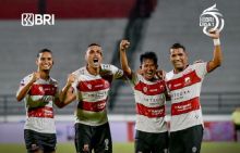 Potret Tim Klub Madura United di BRI Liga 1 2022. (Bola.Okezone.com/Foto)