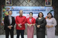 Perayaan Natal Kapolres Bengkalis