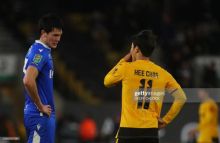 Potret ELkan Baggott dan Hawang Hee-chan di Carabao Cup 2022. (Bola.net/Foto)