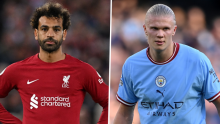 Potret Mohamed Salah dan Erling Haaland. (Khaleej Times/Foto)