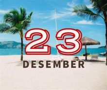 Berikut beberapa fakta dan peristiwa tercatat sejarah yang terjadi pada tanggal 23 Desember /diedit.com