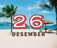 Berikut beberapa fakta dan peristiwa tercatat sejarah yang terjadi pada tanggal 26 Desember/ diedit.com