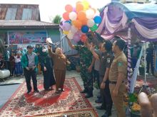 Bupati Kasmarni dan forkopimda Bengkalis saat lounching DRPPA