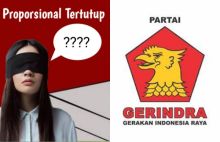 Ini alasan Gerindra absen dalam pertemuan Parpol tolak sistem proporsional tertutup di Pemilu 2024 mendatang /