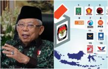 Wapres tepis tudingan bahwa istana telah melakukan intervensi terhadap KPU untuk meloloskan parpol tertentu menjadi peserta Pemilu 2024 mendatang /