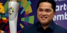 Potret Menteri BUMN Erick Thohir yang Maju Mendaftarkan Diri sebagai Ketum PSSI. (Twitter/Foto)