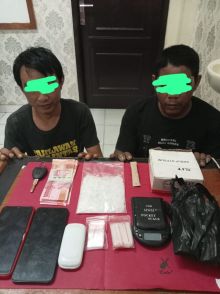 Satres Narkoba Polres Siak Mengamankan Dua Orang Terduga Pengedar Narkotika
