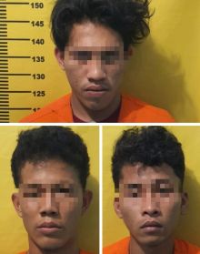 Tiga orang tersangka narkotika jenis sabu