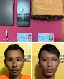 Tersangka dan barang bukti