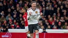 Potret Wout Weghorst di Manchester United. (goal.com/Foto)
