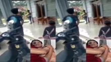 Potret Scrennshot Video Warga yang Tusuk Tukang Kurir Paket karena Tolak Bayar COD. (Liputan6.com/Foto)