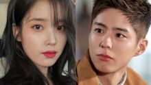 Potret Penyanyi Sekaligus Aktris Terkenal Korea Selatan Lee Ji-eun atau IU (Kiri) dan Aktor Ganteng Park Bo-gum. (Soompi/Foto)