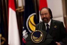 Potret ketua Umum Partai Nasional Demokrat (NasDem), Surya Paloh.(SINDONews/Foto)