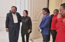 Ketum NasDem Surya Paloh dan Politisi PDIP Puan Maharani. Sumber: Partai NasDem