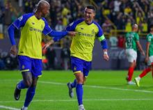 Potret Cristiano Ronaldo yang Debut di Liga Arab Bersaam Al Nassr. (holopis.com/Foto)