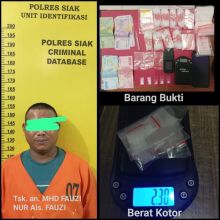 Simpan Narkoba Di Bawah Kipas Angin, Seorang Pria Di Kecamatan Kandis Diamankan Satresnarkoba Polres Siak