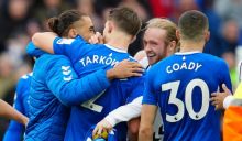 Potret Tim everton yang Diberi Julukan Sebagai The Toffees. (Liputan6.com/Foto)