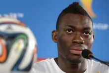 Christian Atsu mantan pemain Chelsea meninggal dunia setelah tertimpa reruntuhan gempa bumi Turki-Suriah selama dua pekan /EPA