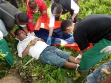 Sosok mayat tanpa identitas ditemukan disemak belukar