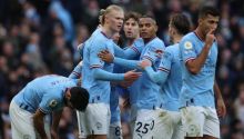 Potret Skuad Manchester City yang Pada Kamis (23/2) akan Bertandang ke Markas Leipzig. (Twitter/Foto)