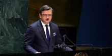Menteri Luar Negeri (Menlu) Ukraina Dmytro Kuleba yang diundang untuk berbicara di hadapan Dewan Keamanan PBB. (WallStreetJournal/Foto)