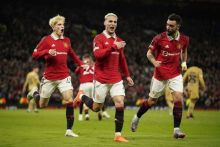 Potret Skuad Manchester United Menang 3-1 Atas West Ham di Piala FA 2023. (detik.com/Foto)