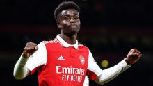 Potret Man of teh Match Arsenal vs Everton Liga Inggris 2023: Bukayo Saka. (Goal.com/Foto)
