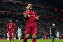 Potret Man of the Match Liverpool vs Wolverhampton di Liga Inggris 2023: Mohamed Salah. (Bola.net/Foto)