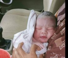 Kondisi bayi laki laki yang lahir didalam kapal Roro Bengkalis