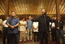 Menebak niat Ketua Umum Partai Nasdem Surya Paloh menyambangi kediaman Prabowo Subianto di Padepokan Garuda Yaksa, Hambalang, Kabupaten Bogor, Jawa Barat, Minggu 5 Maret 2023. Sumber: Media Indonesia