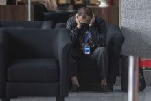 Potret Rafael Alun Trisabodo Mantan Pejabat Pajak di Gedung Merah Putih KPK Tadi Pagi Jam 09:05 WIB (Grid.id/Foto)