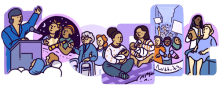 Potret Doodle Google Hari Perempuan Internasional. (Google)