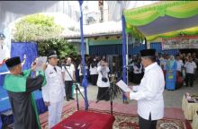 Alfedri Lantik PJ Penghulu Kampung Persiapan Perawang Indah Tualang