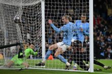 Erling Haaland Borong 5 Gol Kontra Man City vs RB Leipzig. (BolaSport.com/Foto)