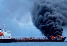 5 Fakta Tragedi Kapal Tanker BBM Pertamina Terbakar, Berikut Kronologinya. (Screenshot/Twitter/Foto)