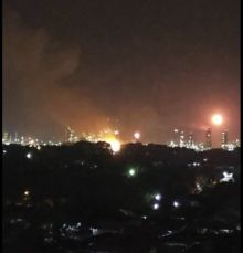 Kebakaran di area kompresor