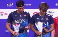 Orleans Masters 2023: Fikri/Bagas Takluk di Babak Final Tempati Posisi Runner-Up. (Twitter/Foto)