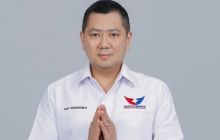 Ketua Umum Partai Perindo, Hary Tanoesoedibjo beserta jajarannya dikabarkan bakal melakukan safari politik ke Partai Golkar. Sumber: MNC Trijaya