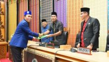 Tujuh fraksi pansus LKPJ Bupati setuju saat rapat paripurna DPRD Bengkalis