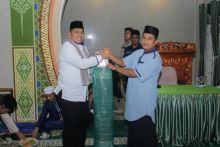 Salat Tarawih di Masjid Raudatul Jannah Perawang Bupati Alfedri Pesan 10 Malam Terakhir Ramadan Perbanyak Sedekah dan I'tikaf