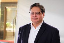 Ketum Golkar Airlangga Hartarto menempati urutan pertama dalam tingkat elektabilitas tokoh tokoh kandidat capres 2024 jika pilpres digelar saat ini. Sumber: Golkarpedia