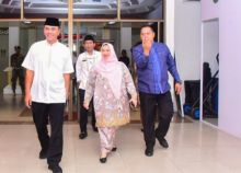 Bupati Kasmarni didampingi Dandim 0303 Bengkalis