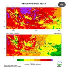 Hati-hati! Sebagian Wilayah Indonesia Dilanda Panas Ekstrem Besok. (BMKG/Foto)